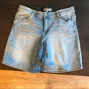 Ab-solution denim Bermuda shorts